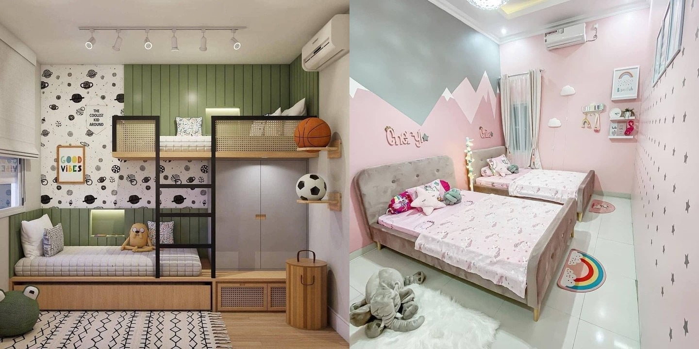 5 Inspirasi Desain Kamar Anak Kembar, Minimalis & Sederhana