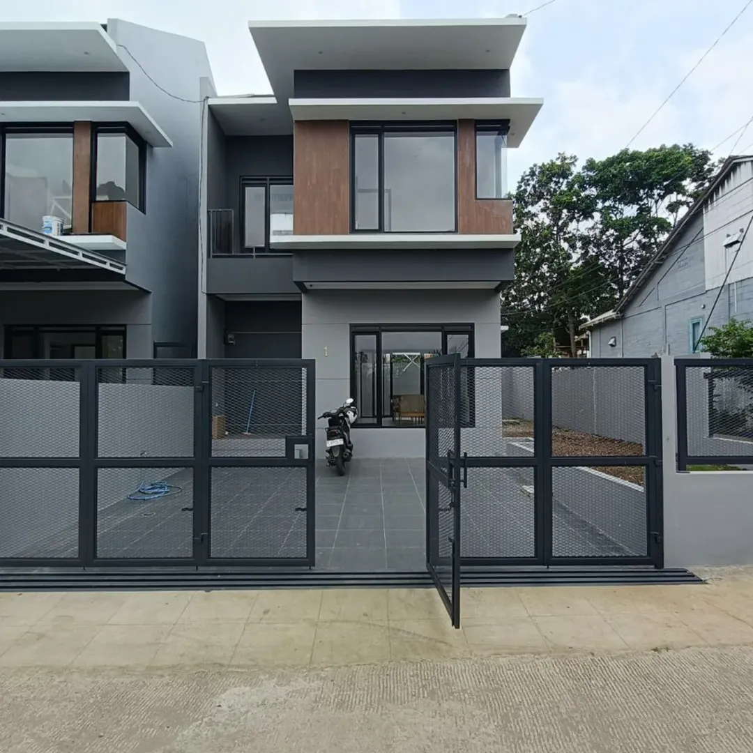 fasad depan rumah minimalis 2 lantai