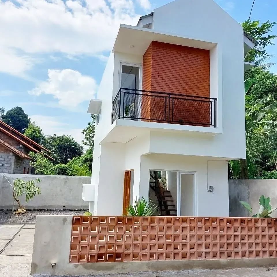 desain fasad rumah minimalis 2 lantai