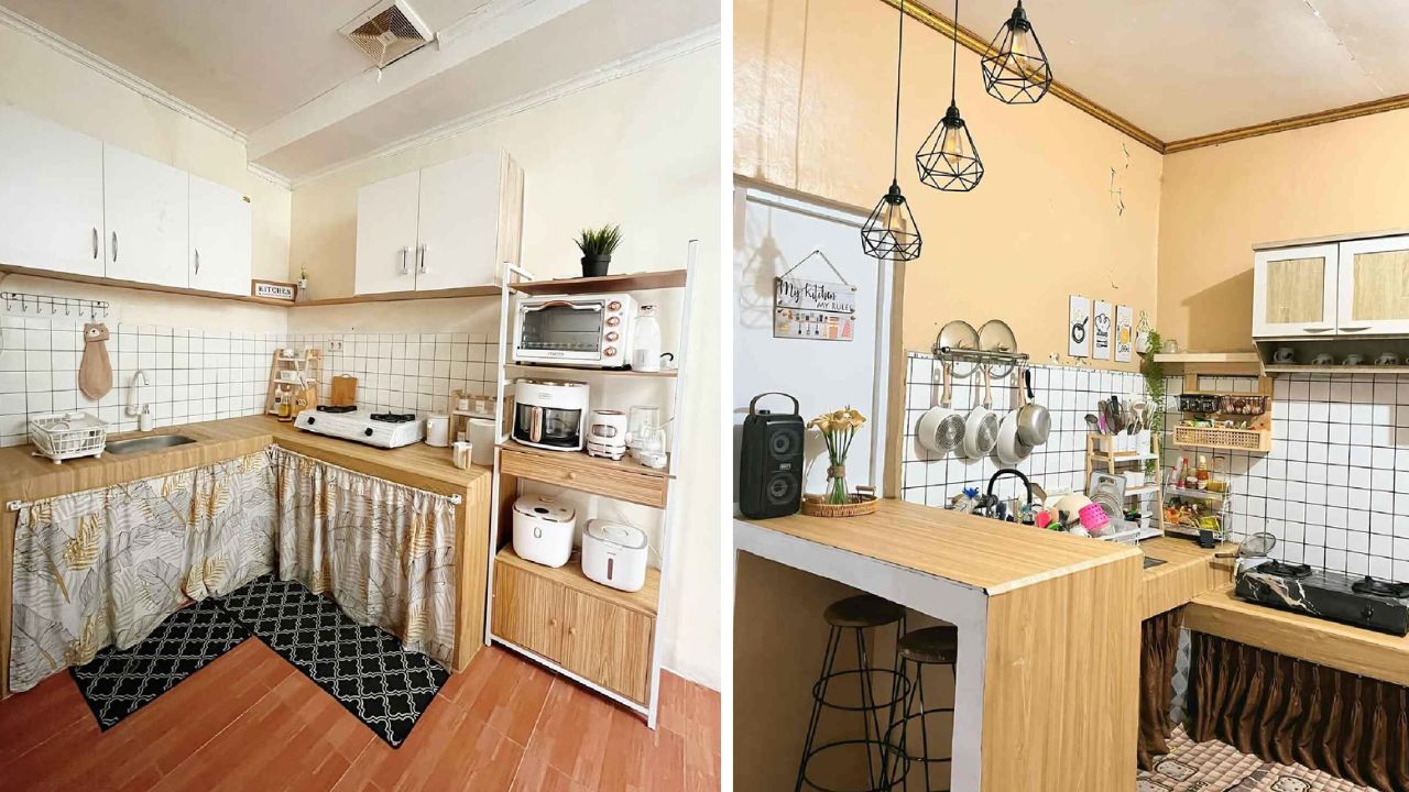 cat dinding dapur warna cream yang bagus