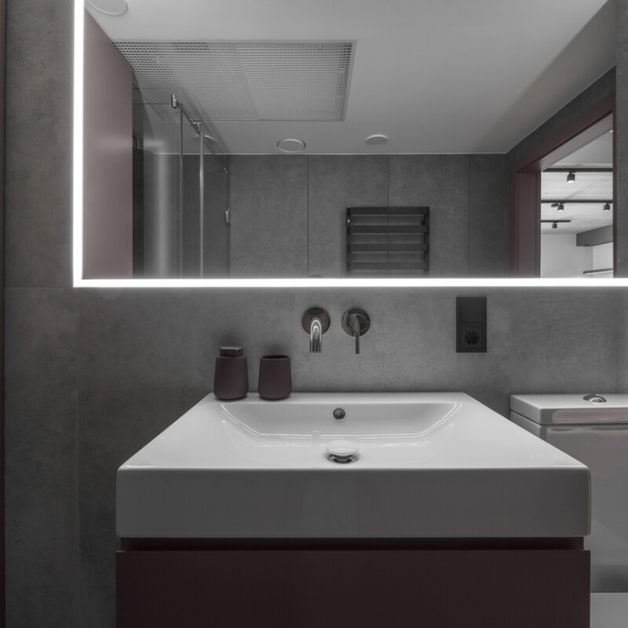 Pencahayaan Kamar Mandi Cermin LED Backlit