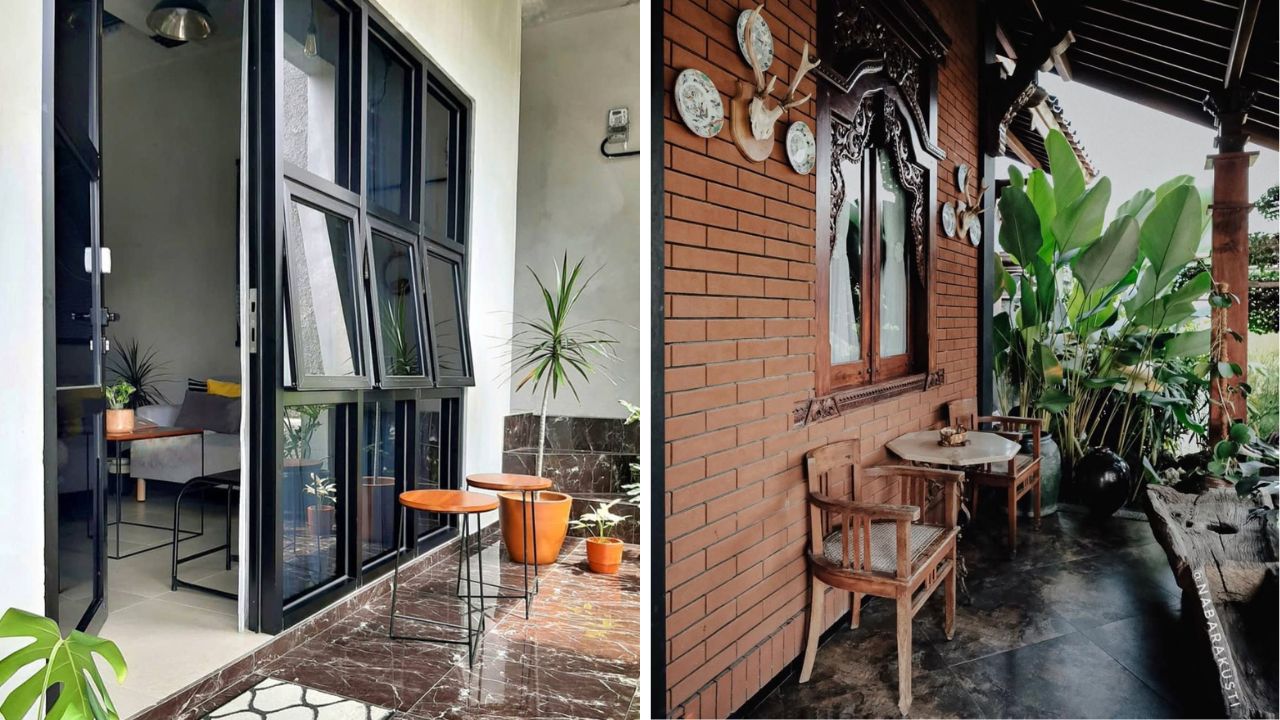 keramik teras warna hitam