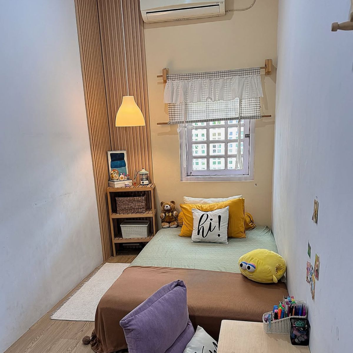 desain kamar tidur 2x1 minimalis modern