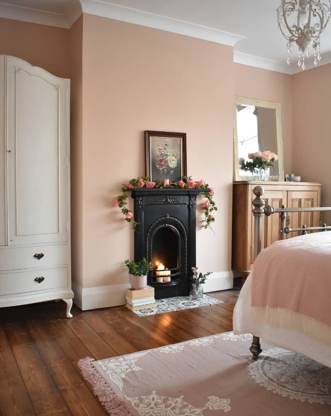 warna cat kamar aesthetic perempuan, dusty pink warna cat kamar aesthetic perempuan, dusty pink