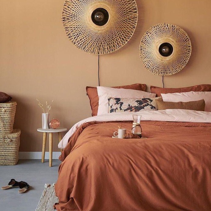 warna cat dinding kamar aesthetic, terakota warna cat dinding kamar aesthetic, terakota
