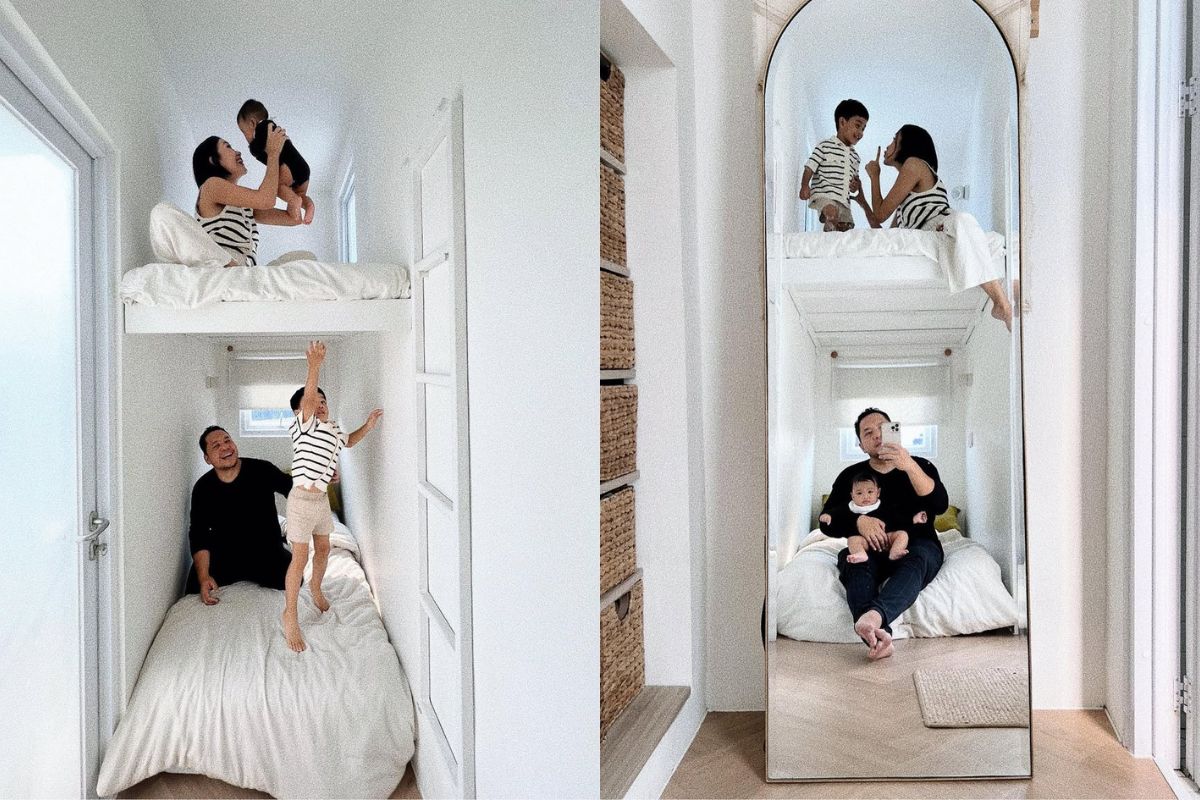 desain kamar pembantu konsep mezzanine