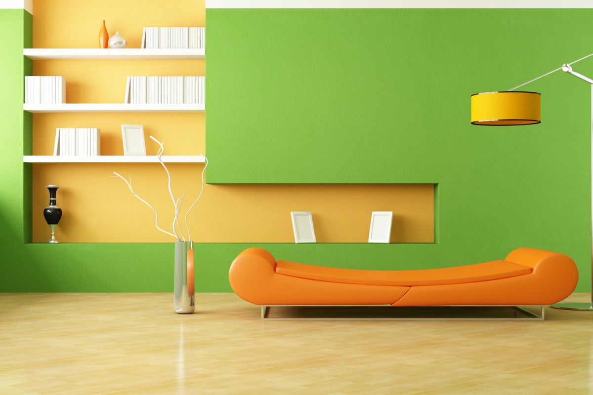 kombinasi warna hijau dan kuning