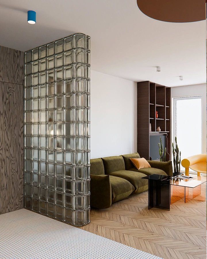 susunan glass block minimalis susunan glass block minimalis