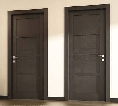 3. Model Pintu Minimalis dengan Kayu Meranti untuk di Dalam Ruangan