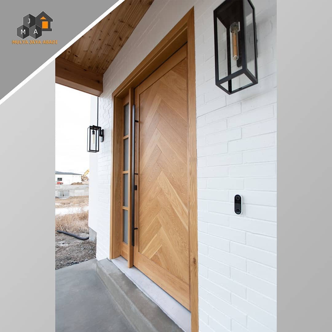 5. Model Pintu Minimalis dengan Motif Garis-garis Diagonal