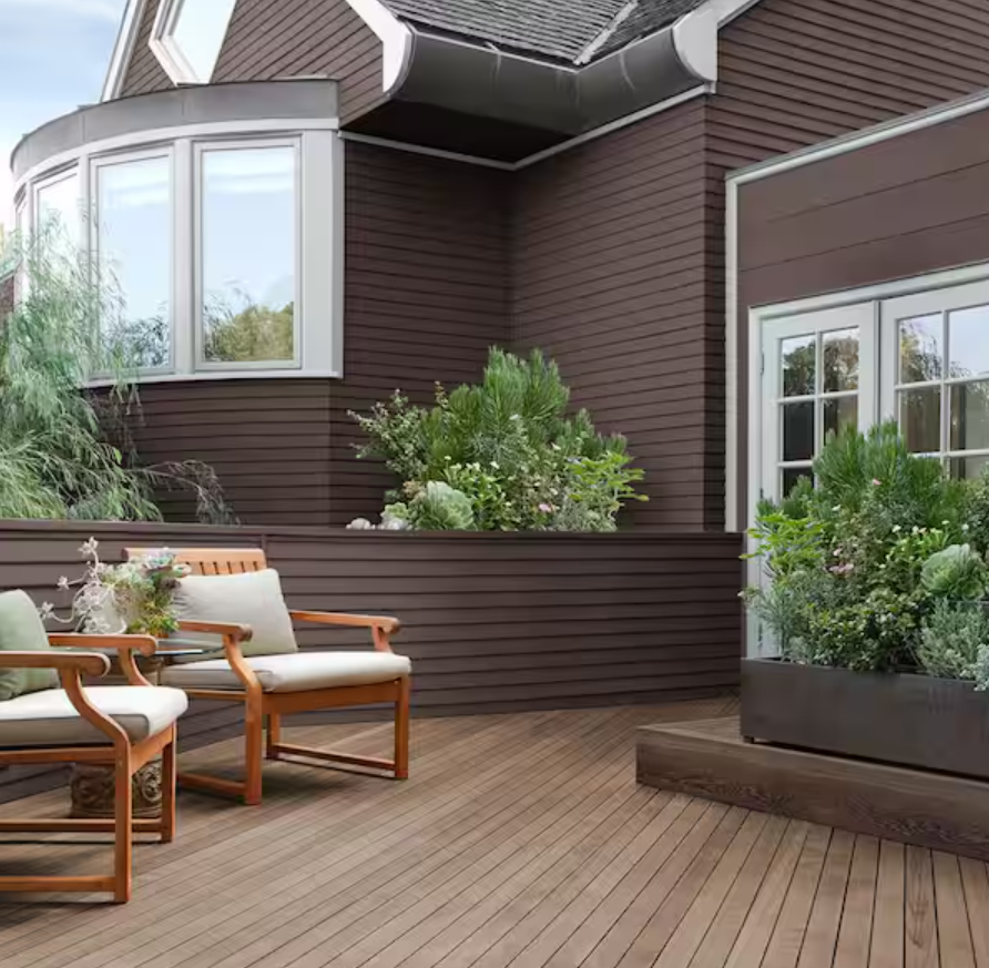 warna cat rumah coklat elegan walnut brown
