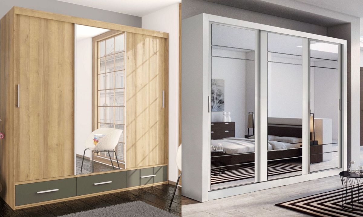 5 Model Lemari Pakaian 3 Pintu Sliding Kaca​ Terbaru, Estetik dan Fungsional