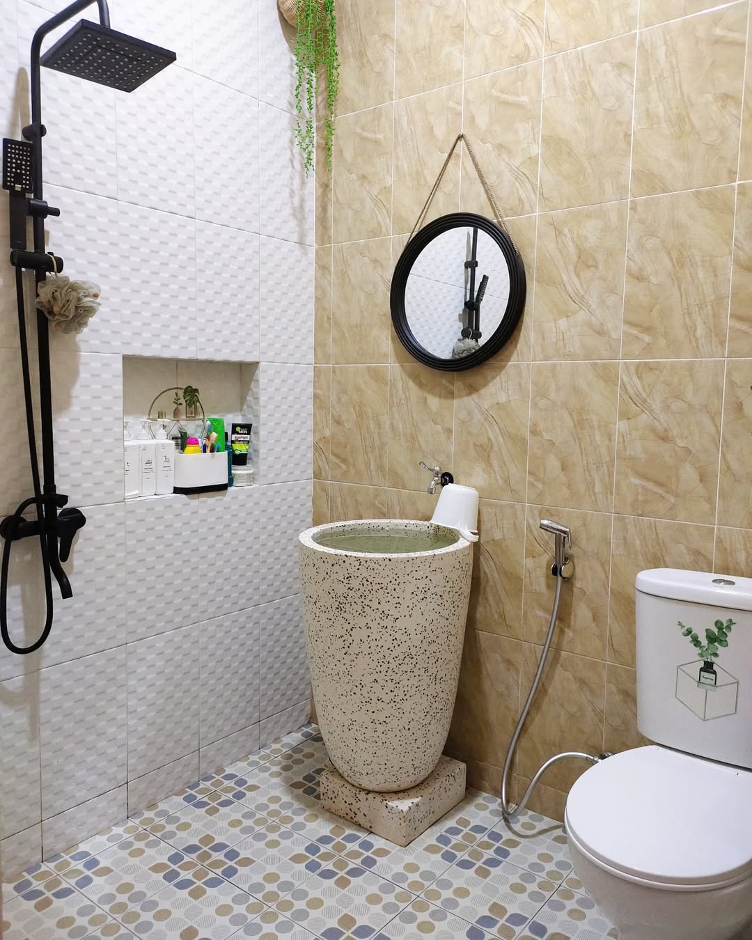 Desain Kamar Mandi Kecil Estetik Tropis Modern Desain Kamar Mandi Kecil Estetik Tropis Modern