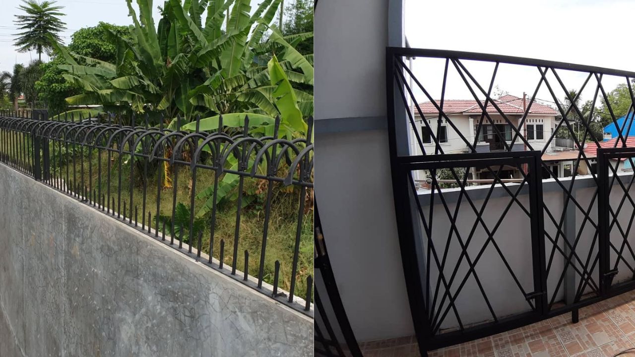 Desain pagar anti maling