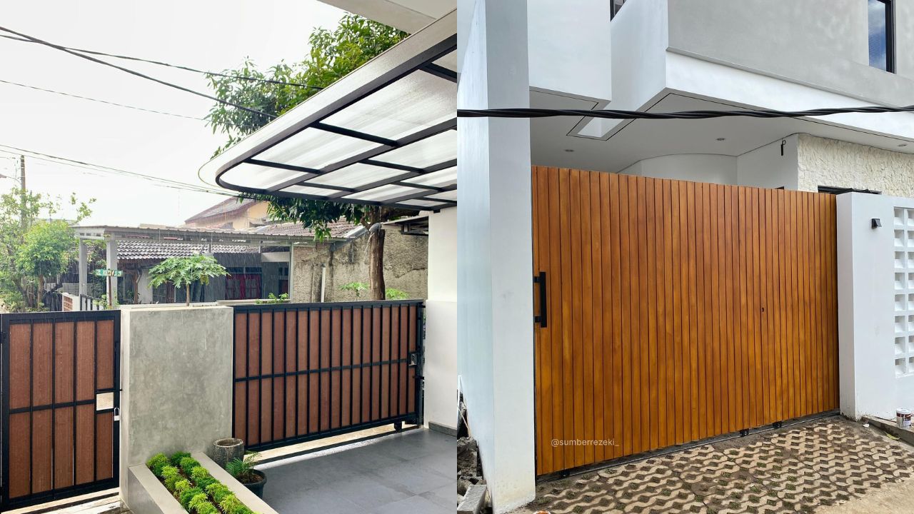 Desain pagar conwood