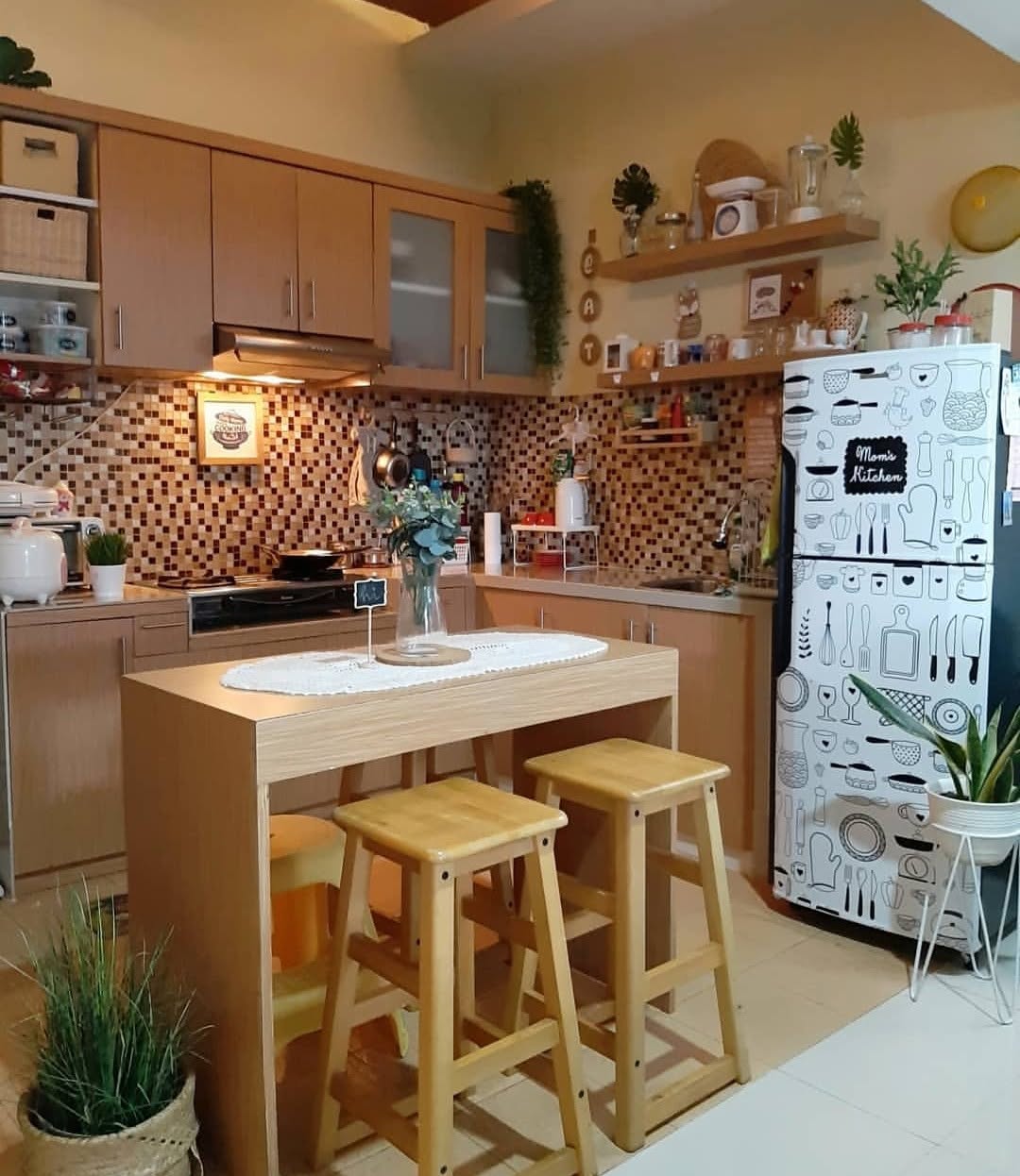 cat dapur warna coklat muda cat dapur warna coklat muda