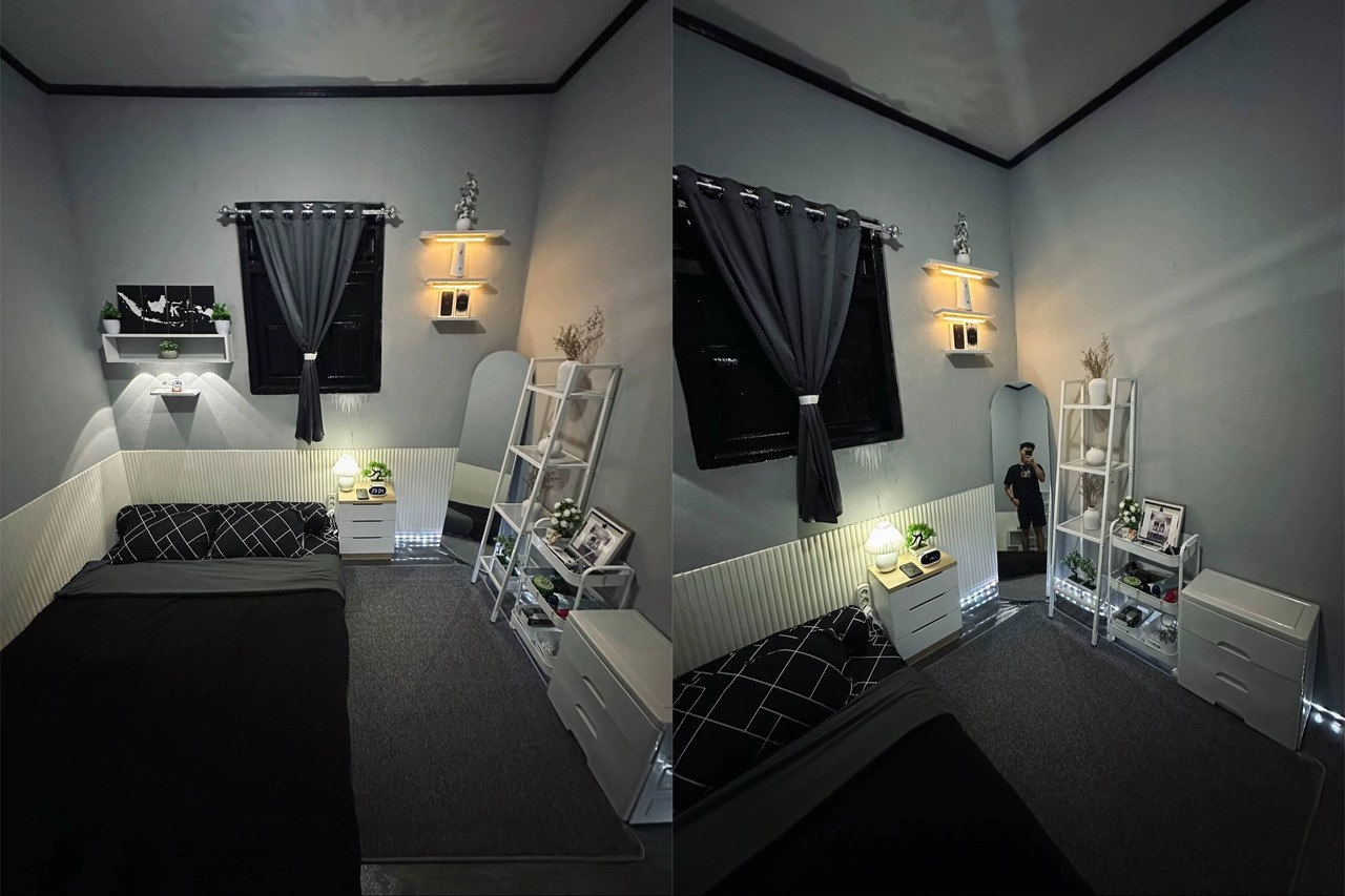 monokrom desain kamar cowok minimalis 3x3 monokrom desain kamar cowok minimalis 3x3