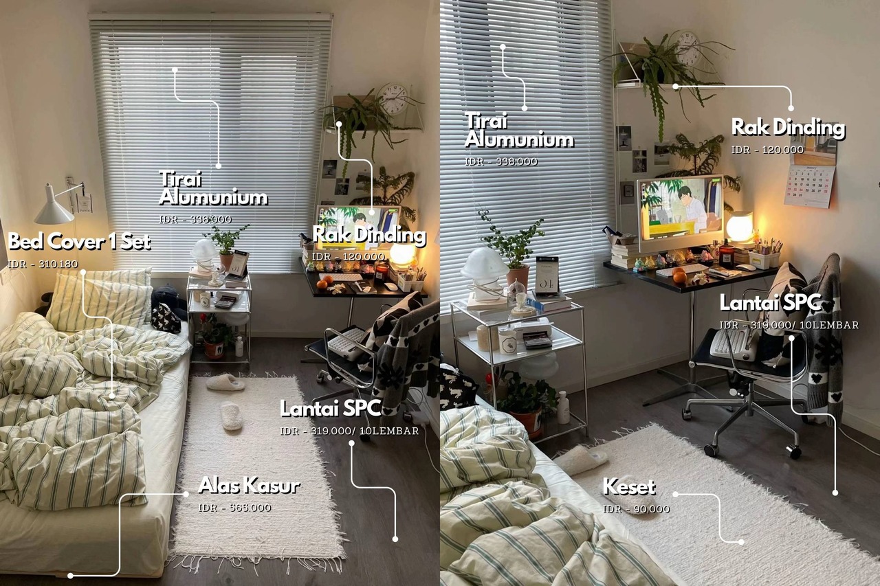 Dekorasi Kamar Minimalis 3x3 Cozy Aesthetic Dekorasi Kamar Minimalis 3x3 Cozy Aesthetic