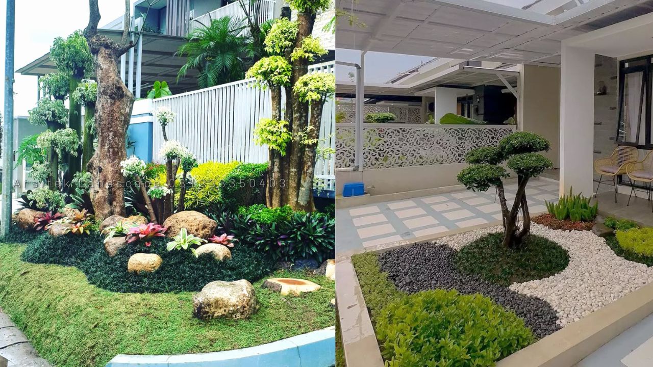 5 Inspirasi Taman Kering Depan Rumah yang Mudah Dirawat