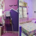 5 Contoh Desain Cat Kamar Anak Warna Ungu yang Ceria