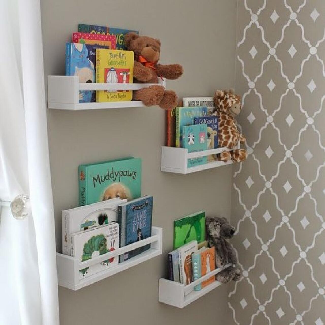 Model Rak Buku Dinding