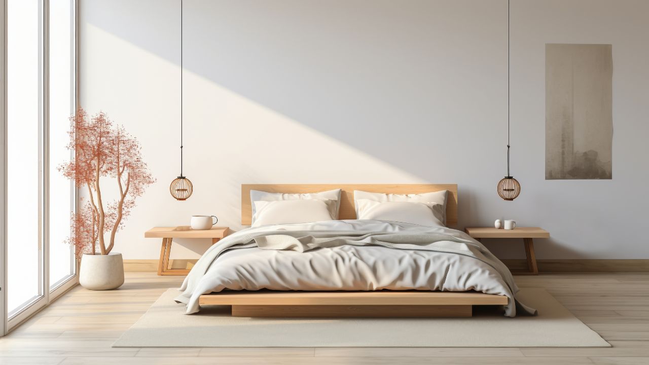 inspirasi dekorasi kamar tidur japandi