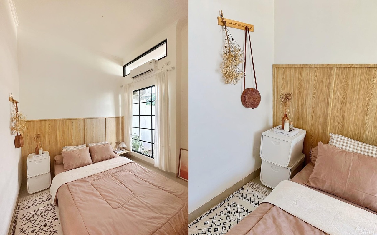 Desain Kamar Minimalis 3x3 Kasur Lesehan