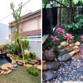5 Inspirasi Desain Taman Batu Kali yang Sejuk dan Menenangkan