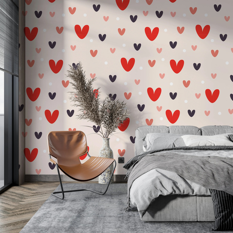 desain wallpaper dinding kamar tidur romantis desain wallpaper dinding kamar tidur romantis