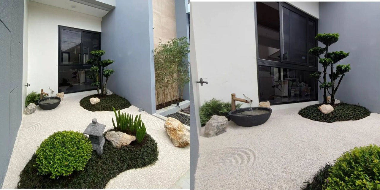 taman kering ala jepang samping rumah taman kering ala jepang samping rumah