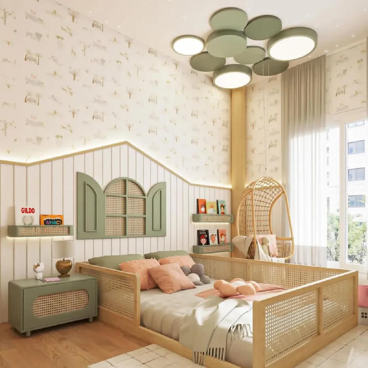 Model Backdrop Kamar Tidur Anak
