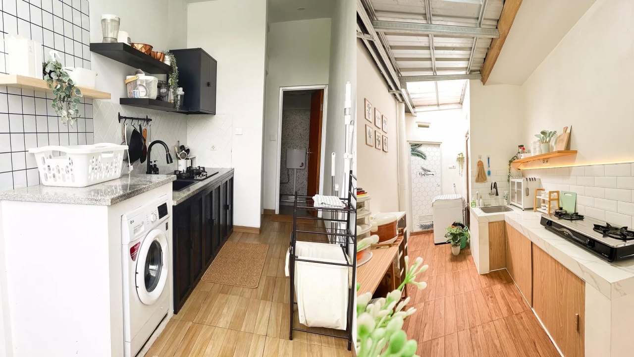 dapur dan ruang cuci menyatu dapur dan ruang cuci menyatu