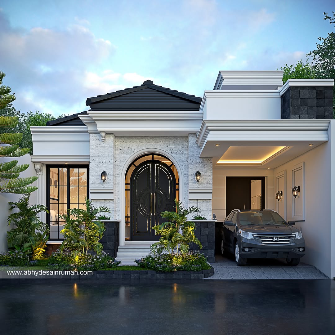 desain rumah mediterania