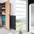 5 Inspirasi Desain Lemari Pakaian Sudut Kamar yang Maksimalkan Ruang