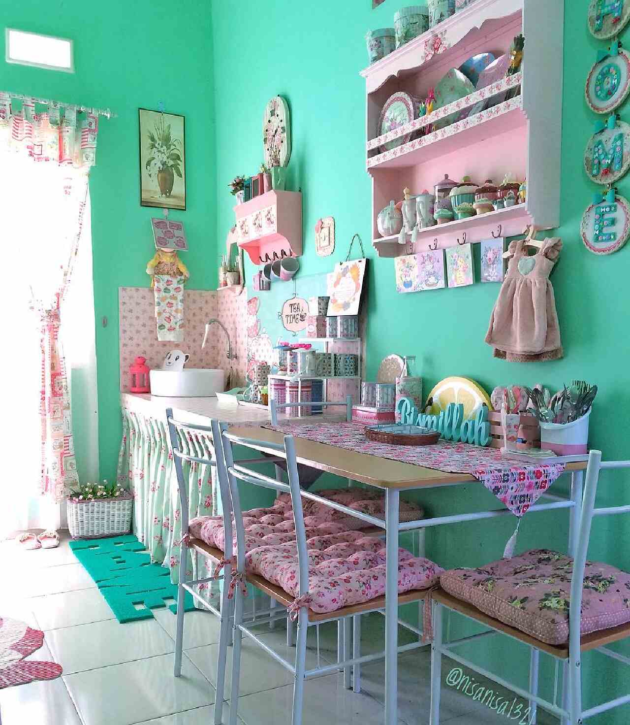 Dapur Vintage yang Cantik