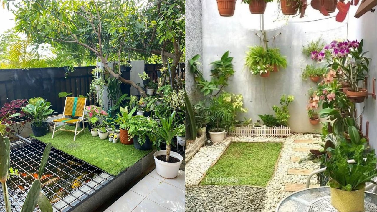 Desain Taman Bunga Minimalis