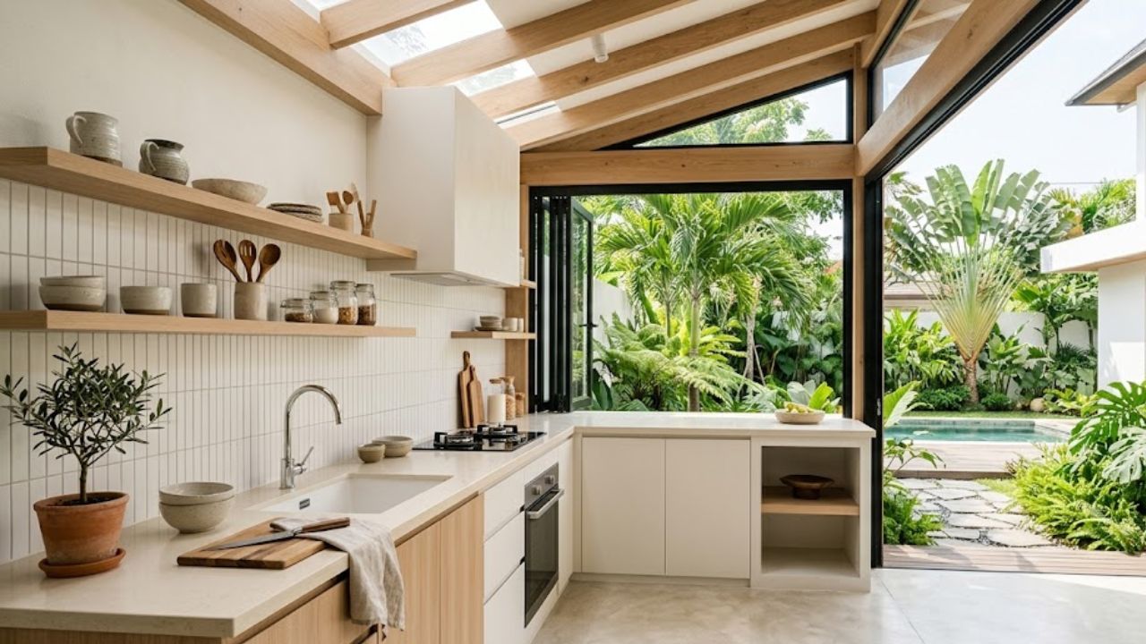 6. Dapur Kecil Minimalis Modern Outdoor