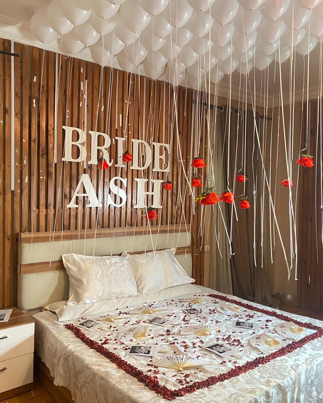 hiasan kamar pengantin simple