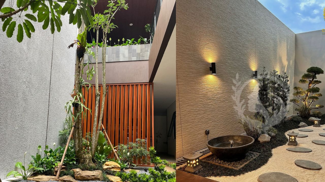 Inspirasi 7 Desain Taman Batu Kerikil di Rumah yang Cantik