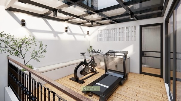 ruang gym di rumah minimalis