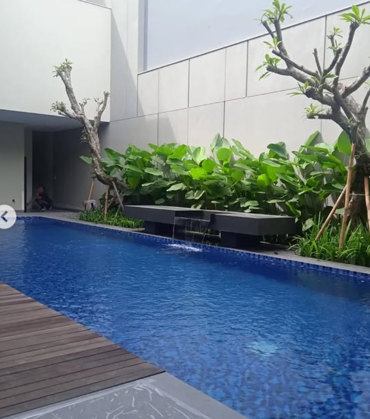 4. Desain Kolam Renang dan Taman yang Berukuran Terbatas di Rumah