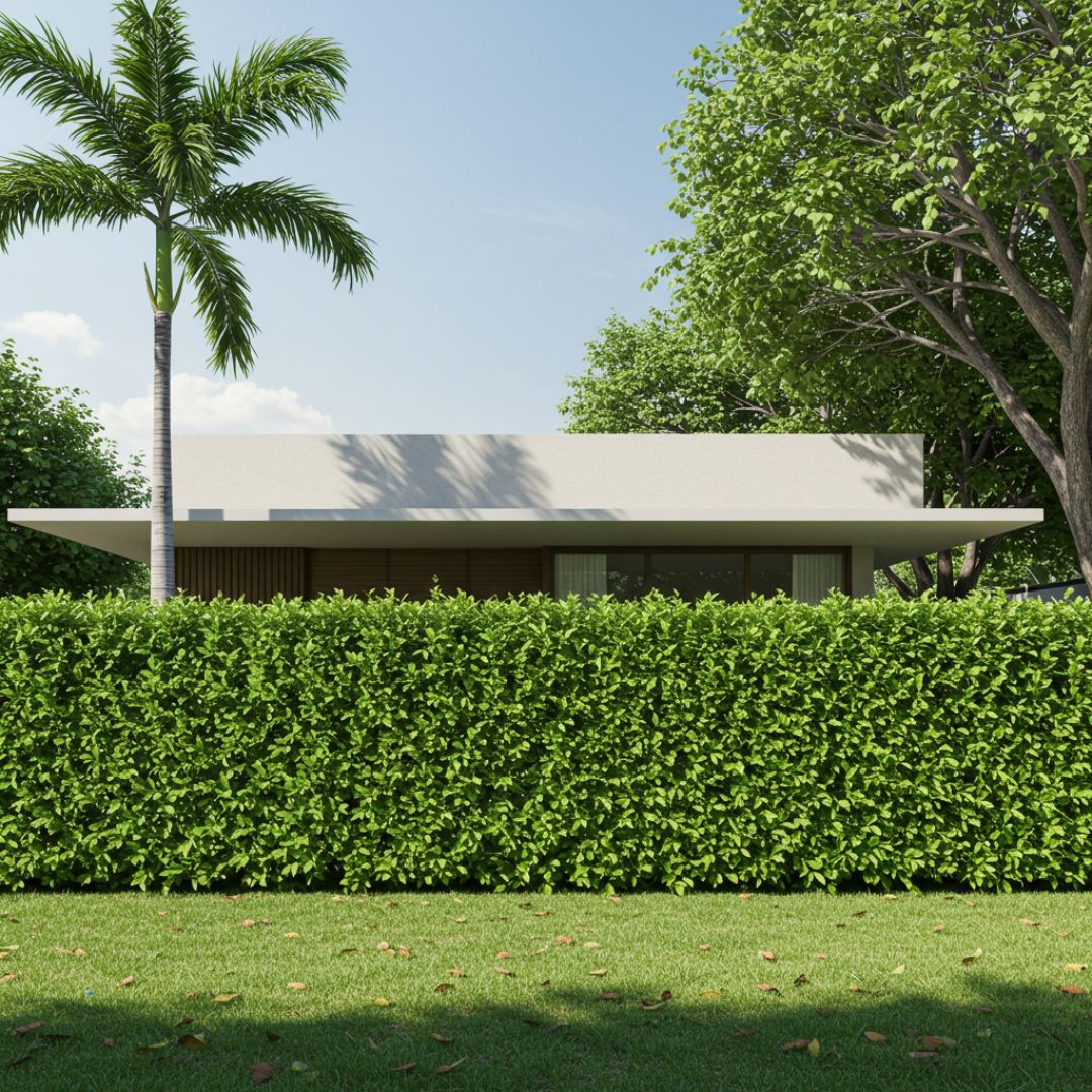 1. Pagar Tanaman Teh-tehan (Acalypha Siamensis)