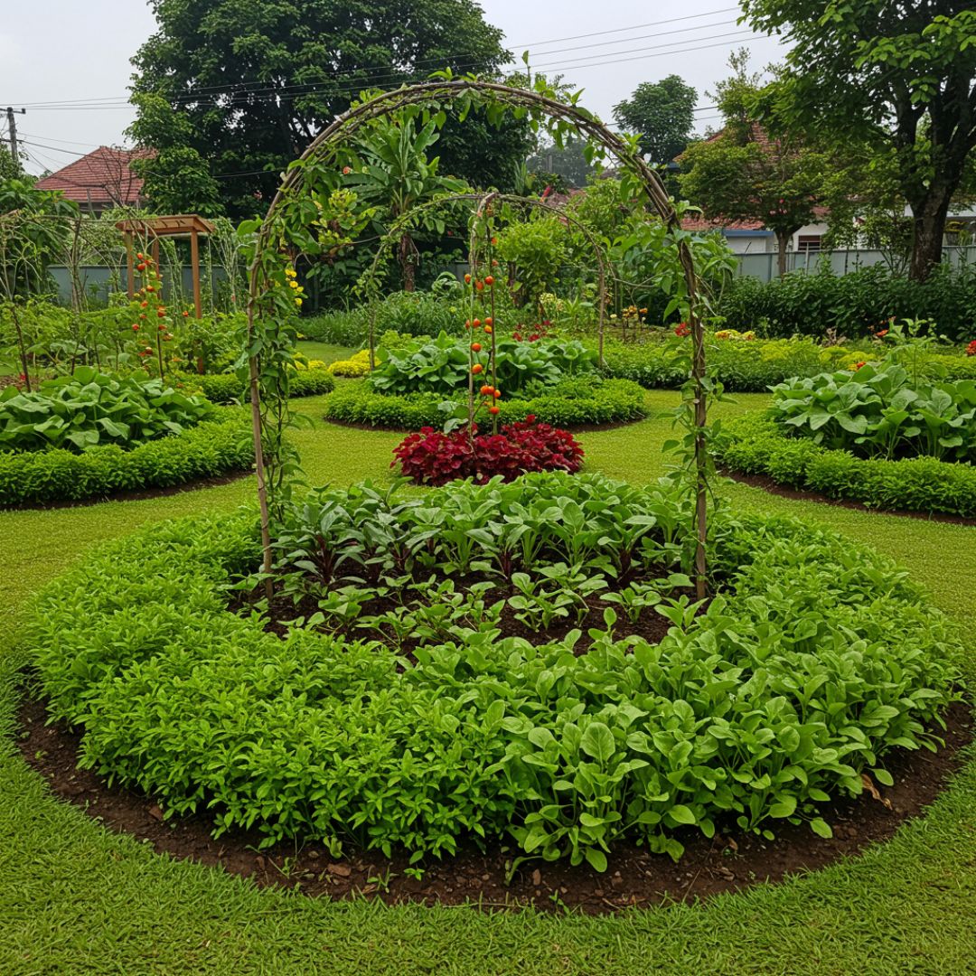 10. Kebun Sayur Berkonsep Edible Landscape