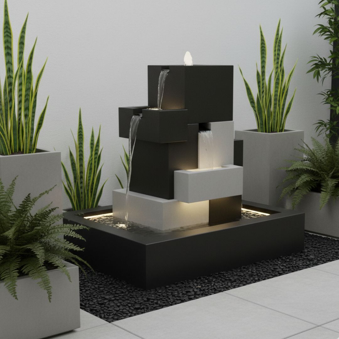 Air Mancur Taman Modern Minimalis