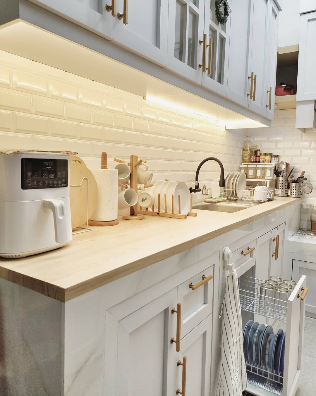 desain dapur segaris dapur segaris