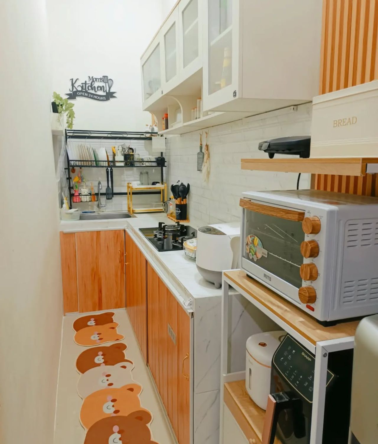 Desain Dapur 1x1 Sempit Memanjang