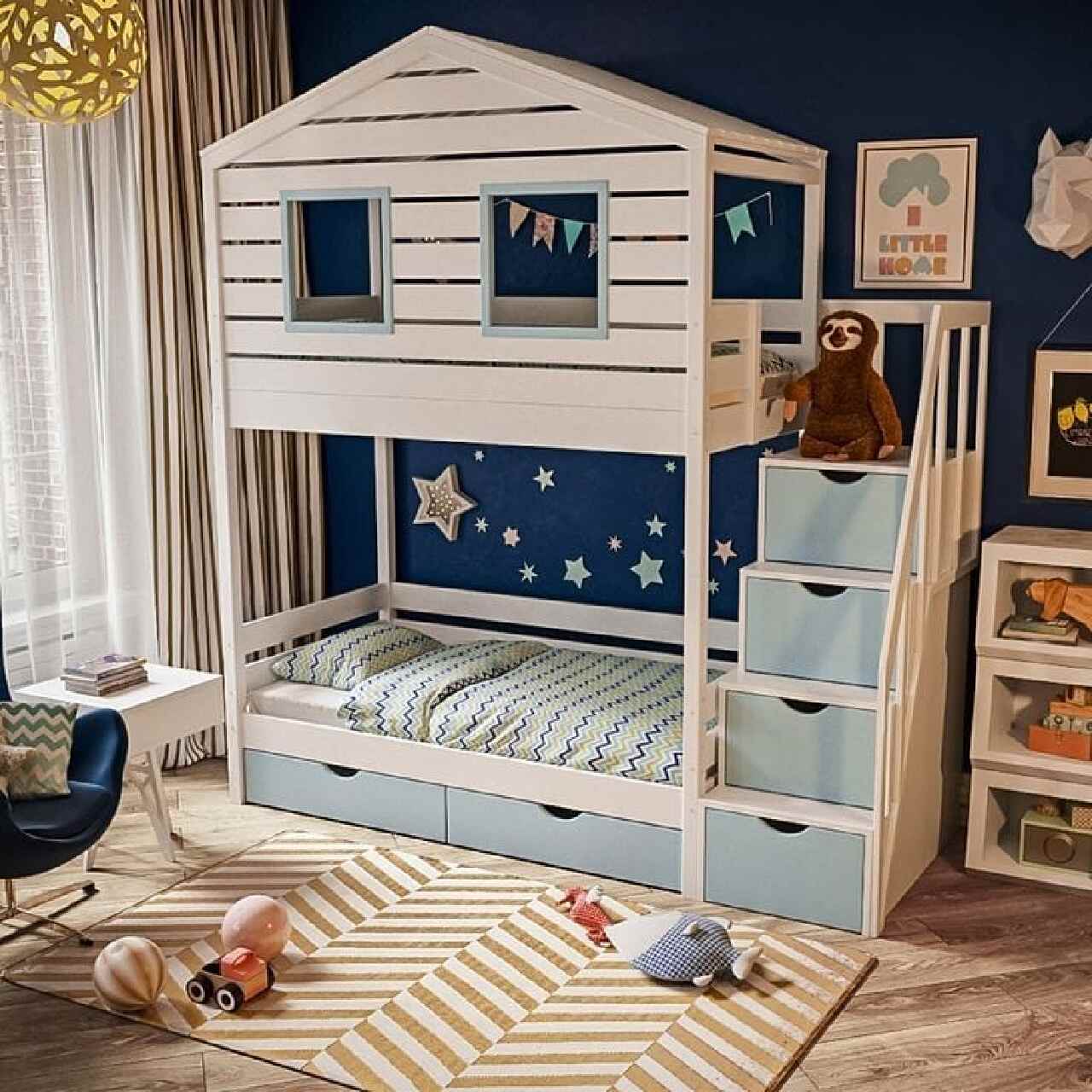 Desain Kamar Anak 2 Tempat Tidur Tingkat