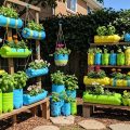 7 Inspirasi Desain Pot Bunga dari Botol Bekas untuk Taman Rumah
