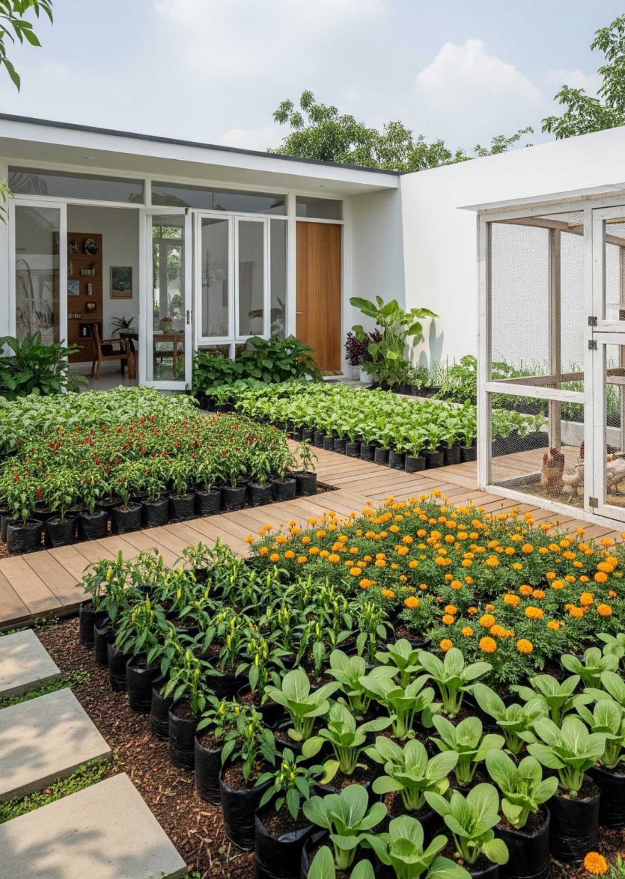 kebun di belakang rumah kebun di belakang rumah