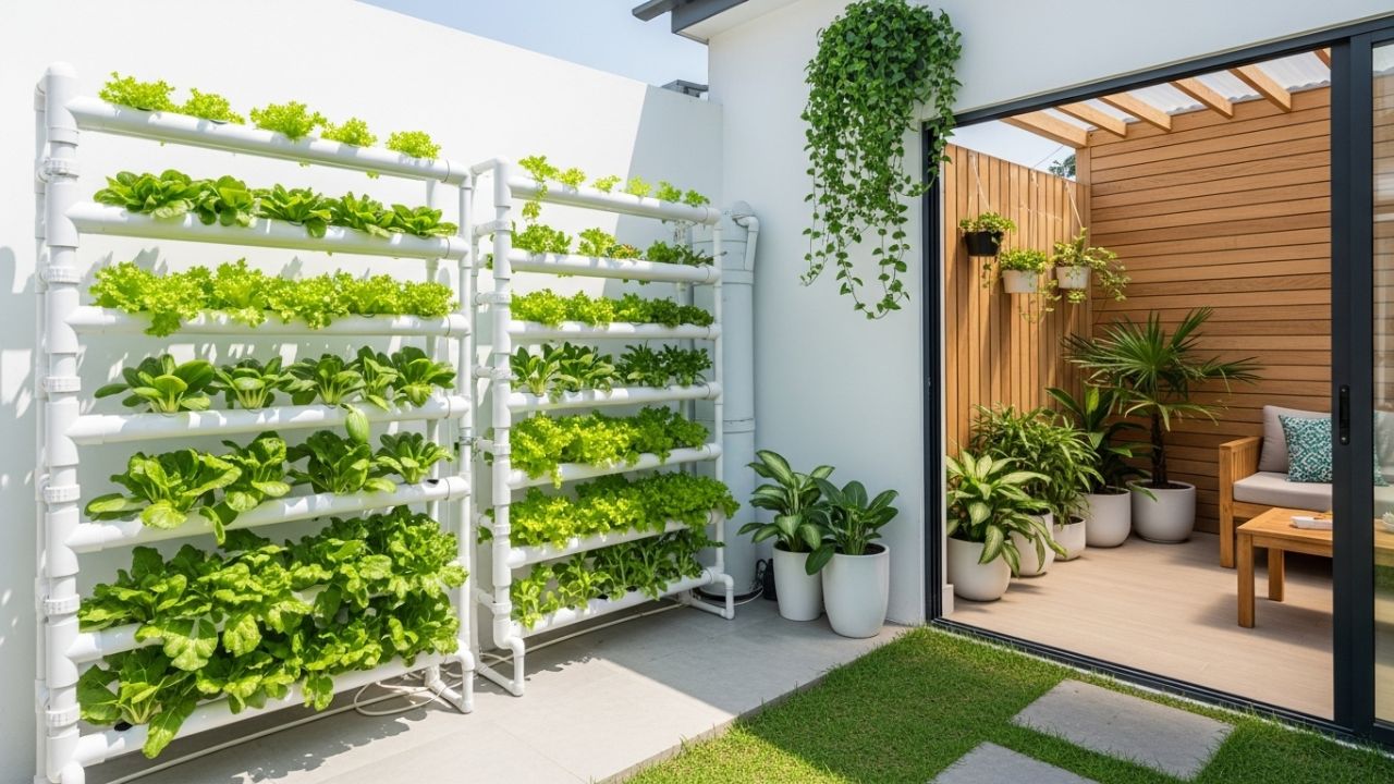 Kebun hidroponik rumahan